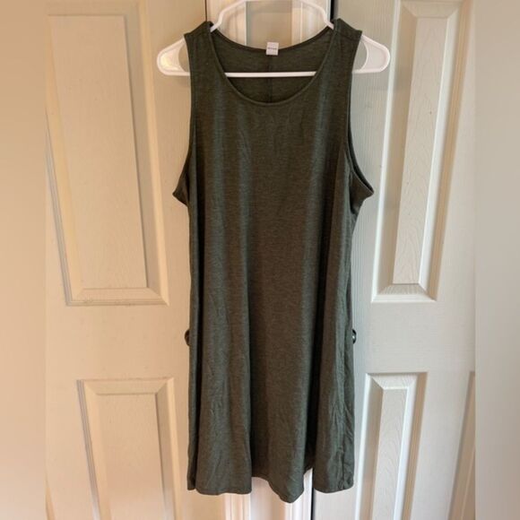 EUC Old Navy Swing Dress - Size XL - Mossy Green - Picture 1 of 6